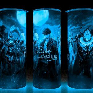 Glow in the Dark Solo Leveling Sung Jin-woo Anime  Collection Cup Mug Tumbler